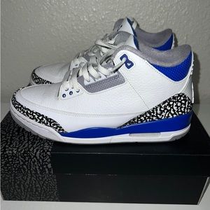Jordan 3 “Racer Blue” Worn twice, all og 100% authentic